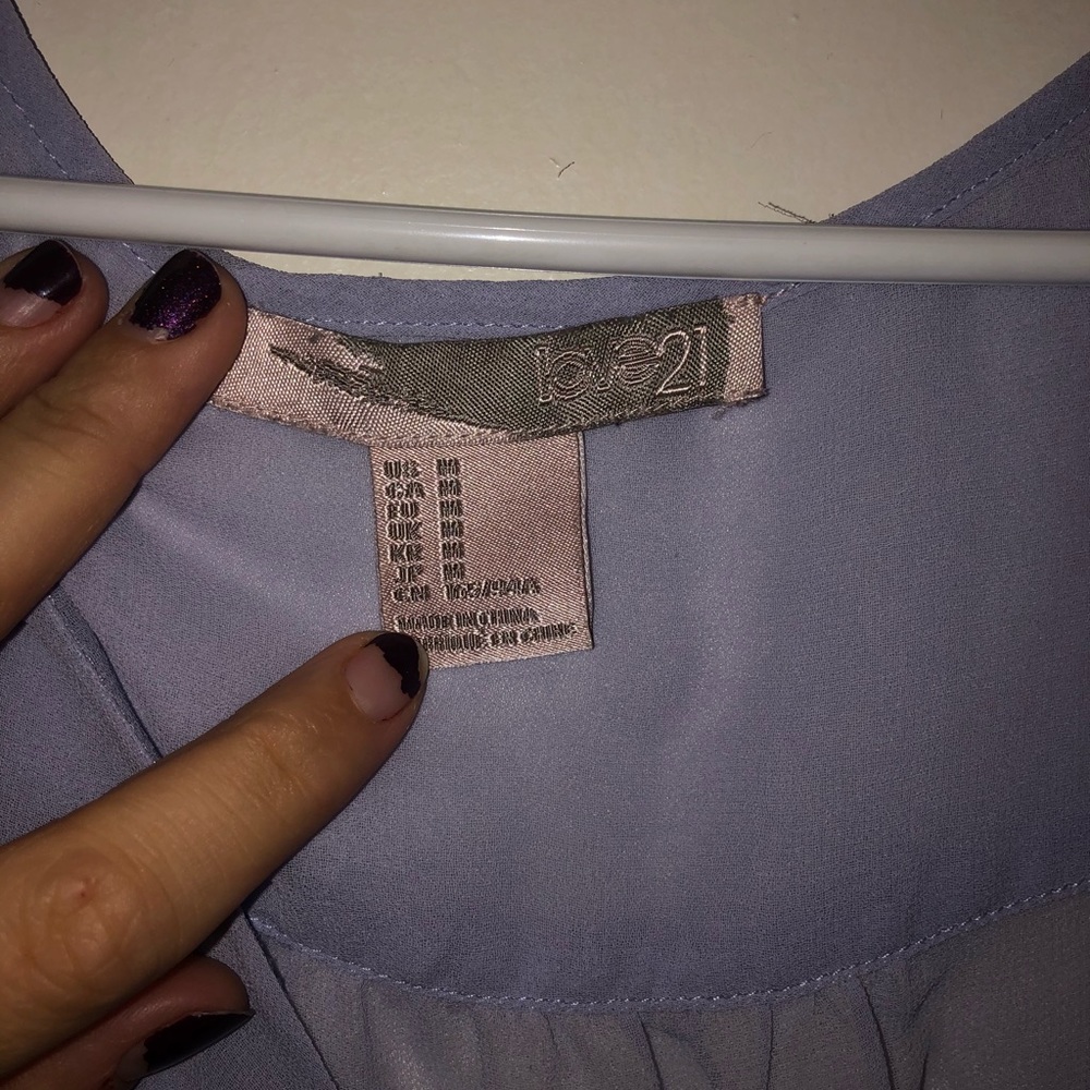 Sheer Ruffled Tank - Picture 2 of 3